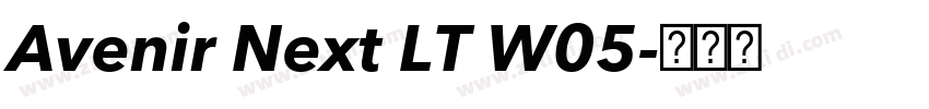 Avenir Next LT W05字体转换